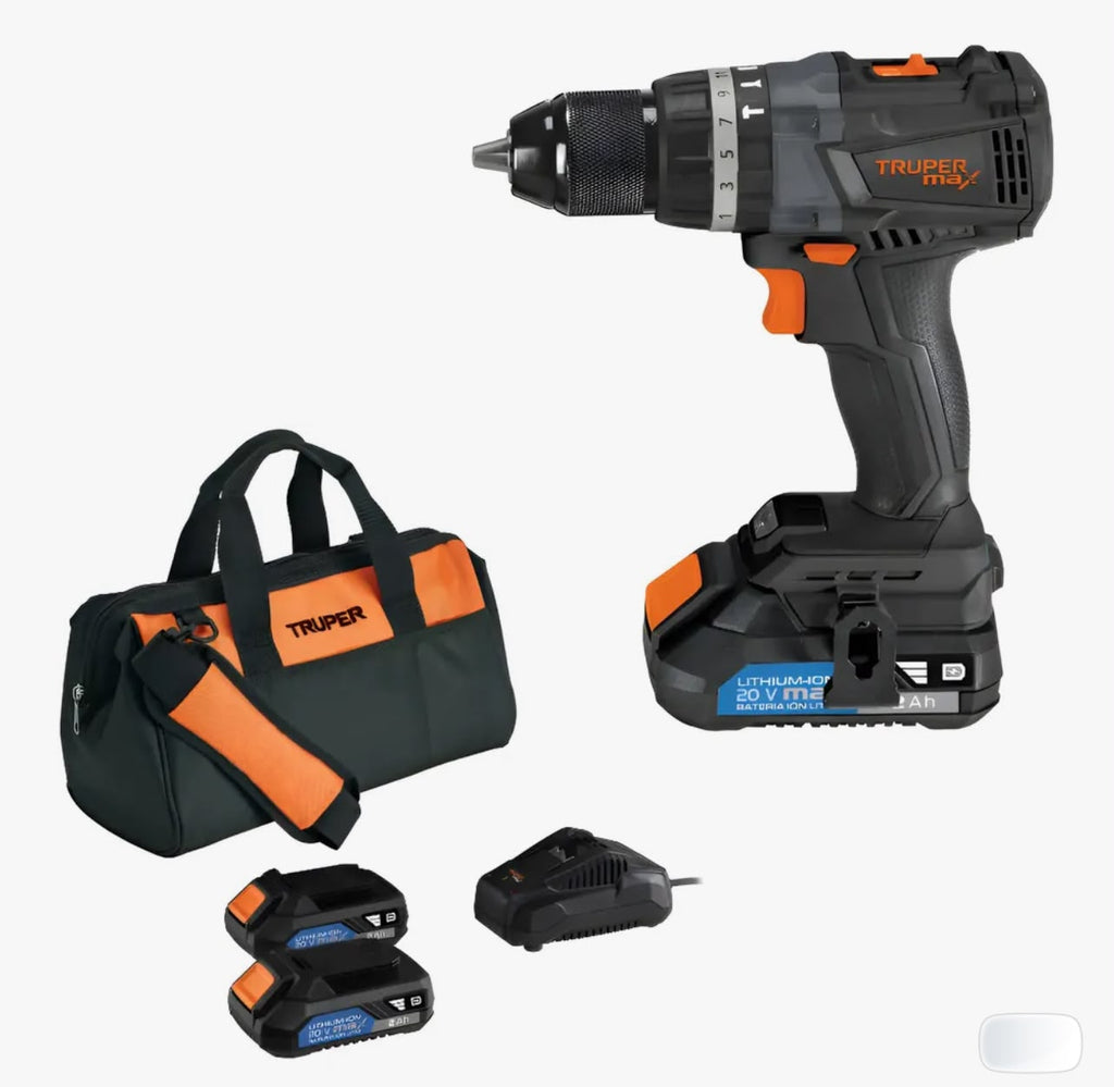 KIT ROTOMARTILLO INALÁMBRICO DE 1/2"- DESTORNILLADOR -TALADRO, 2 BATERÍAS Y MALETÍN.