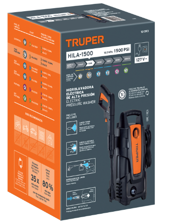HIDROLAVADORA 1500 PSI TRUPER