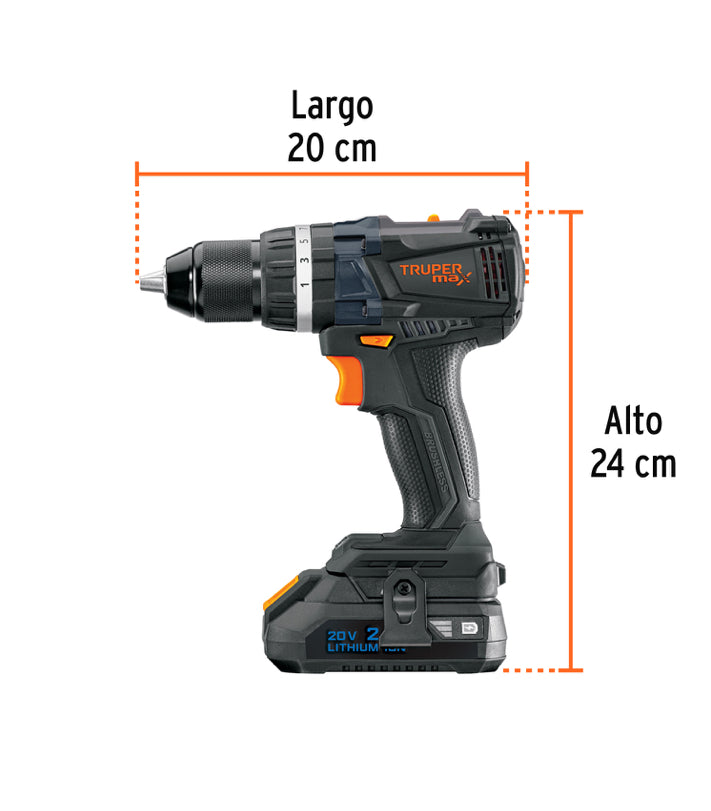 KIT ROTOMARTILLO INALÁMBRICO DE 1/2"- DESTORNILLADOR -TALADRO, 2 BATERÍAS Y MALETÍN.